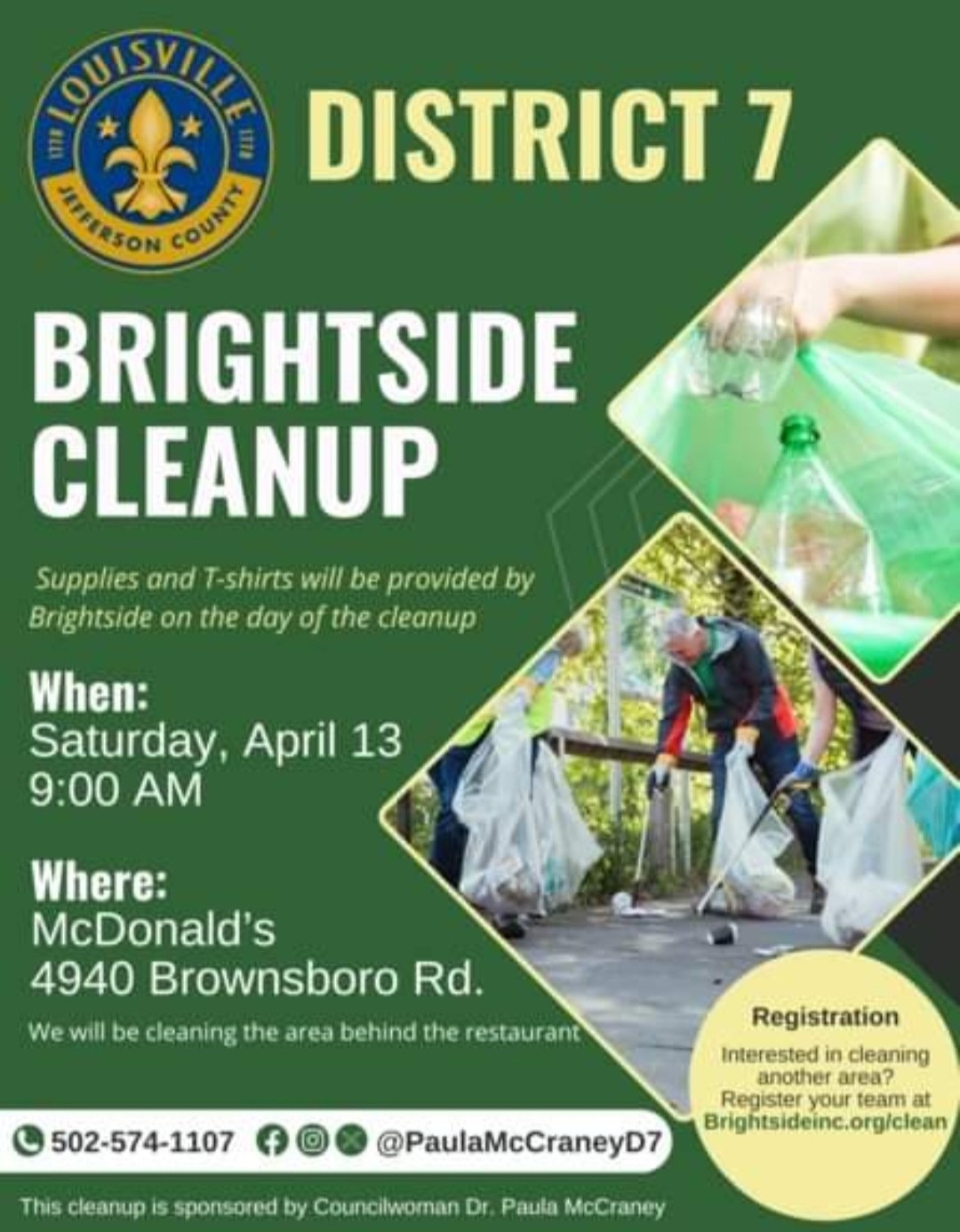 District 7 Brightside Cleanup