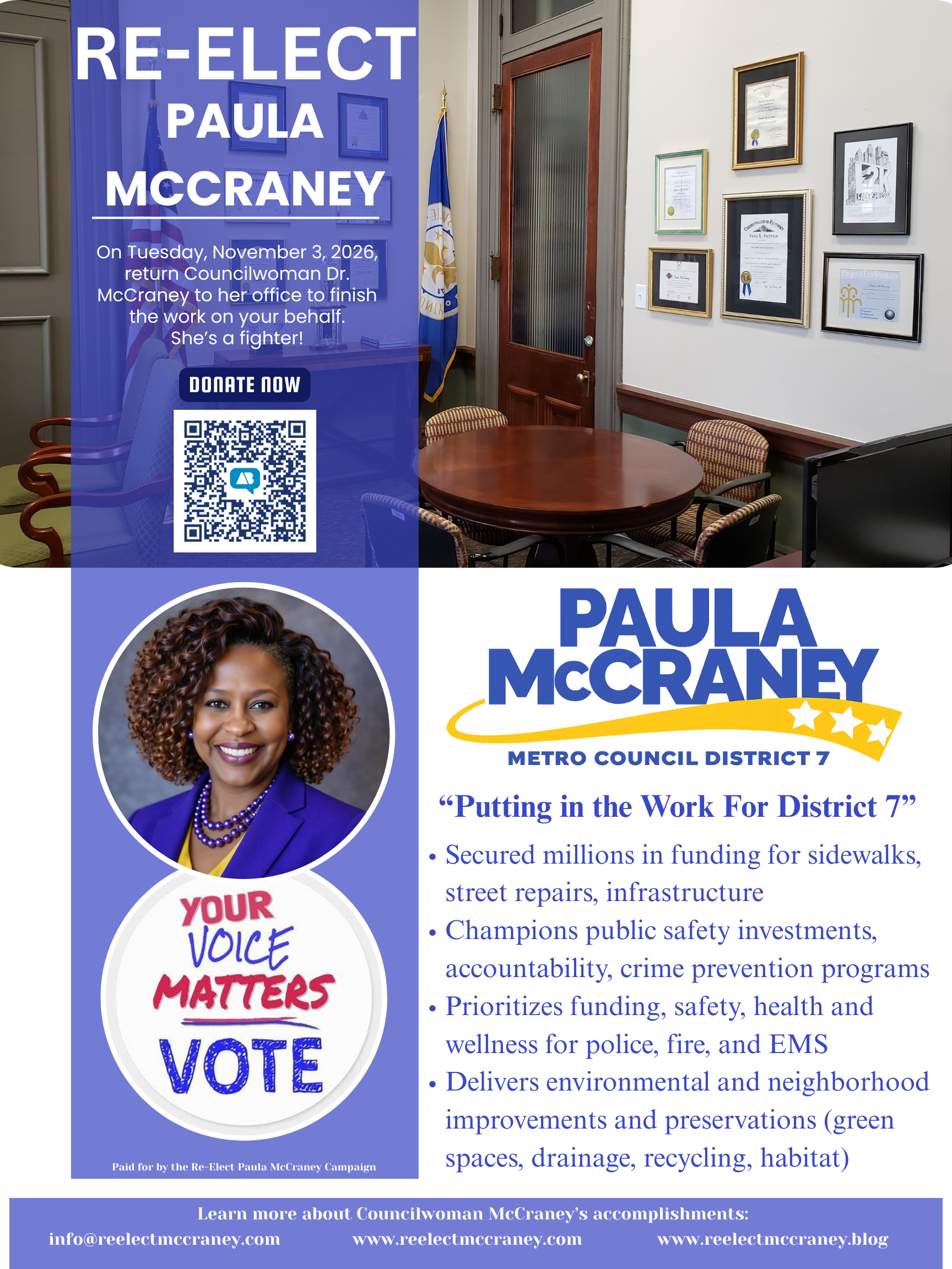 Putting in the Work for District 7