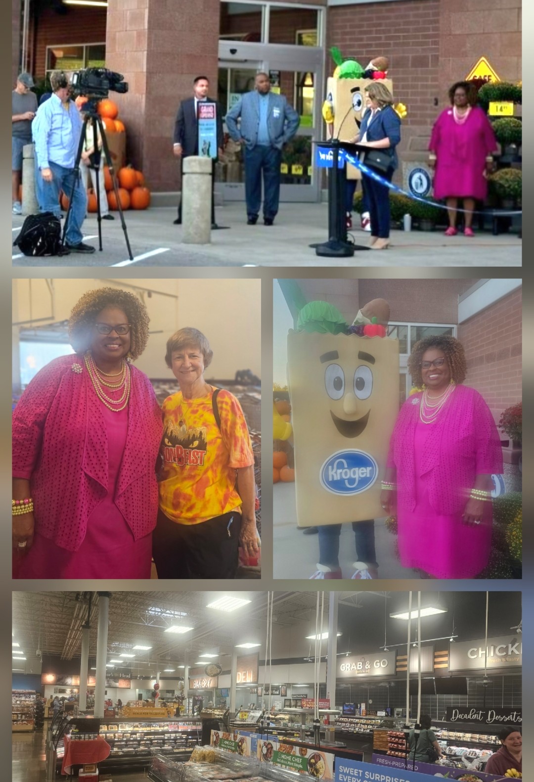 Kroger grand reopening in District 7