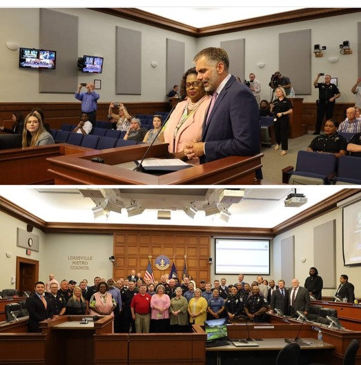 Honoring first responders at Metro Council