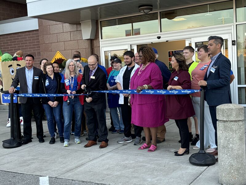 Kroger grand opening ribbon cutting ceremony