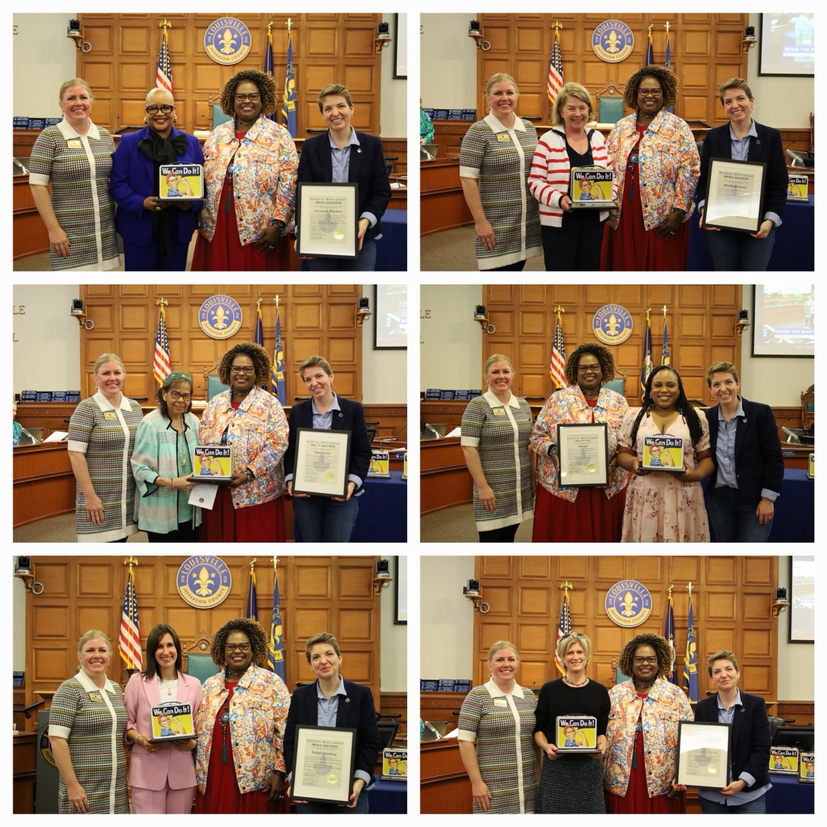 Rosie the Riveter Awards presentation during Women's History Month