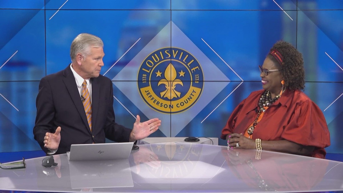 Dr. McCraney during a WHAS TV interview